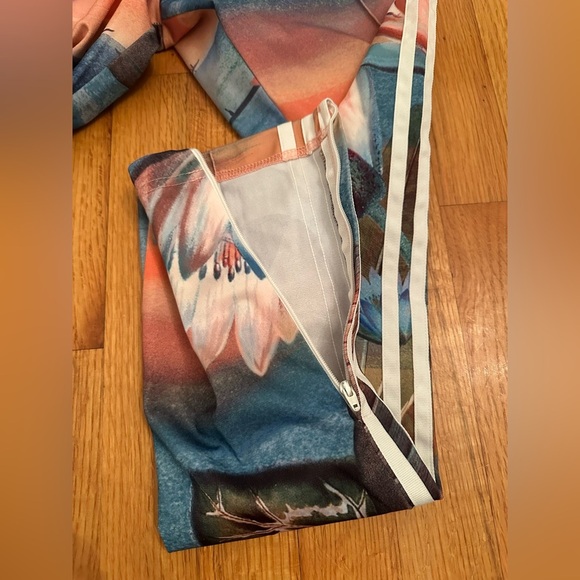 Adidas  X Farm Rio Women's Curso D’agua Multicolor Pant Size XS/6 @ - Picture 15 of 15